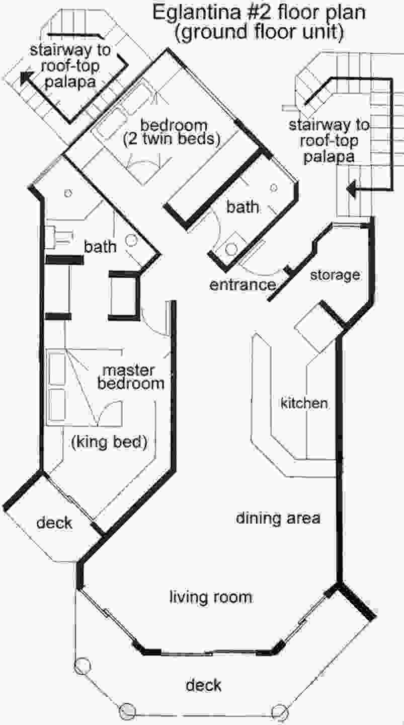 Eglantina condo floor plan